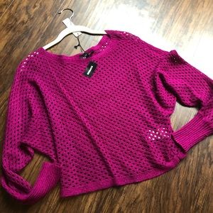 Express knit sweater top